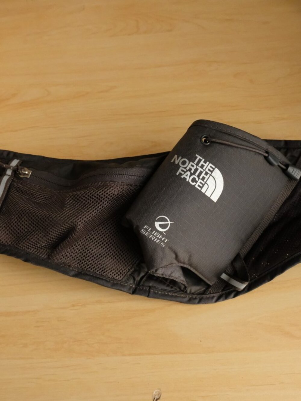 The North Face Flight Series Water Bottle Bag Gray Adjustable Lightweight